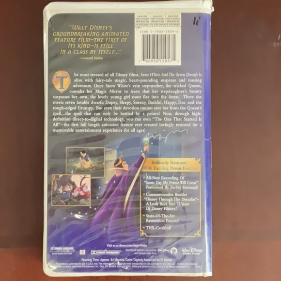 Walt Disney’s Platinum Edition of Snow White and the Seven Dwarfs - Picture 3 of 3